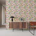 Flower Blush Ivory Mural Wallpaper - room preview 02