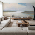 Soft Shore Mural Wallpaper - room preview 02