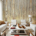 Birches in Winter Mural Wallpaper - room preview 02
