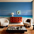 Serene Umbrella Shores Mural Wallpaper - room preview 02