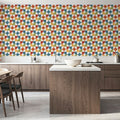 Time to Share Circles Mural Wallpaper - room preview 02