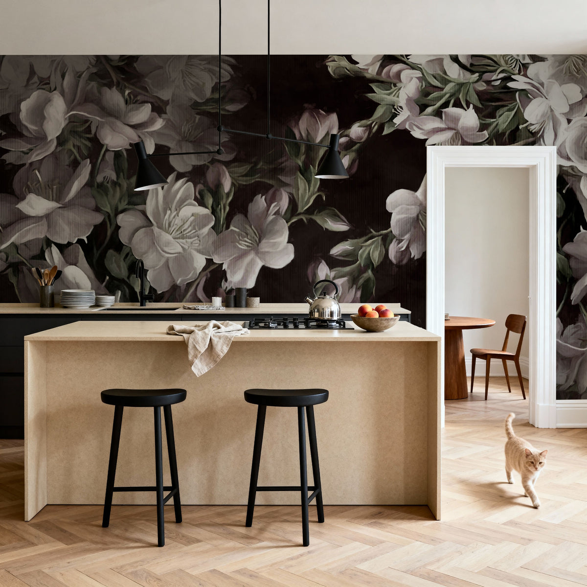 Apple Blossoms Mural Wallpaper - room preview 02