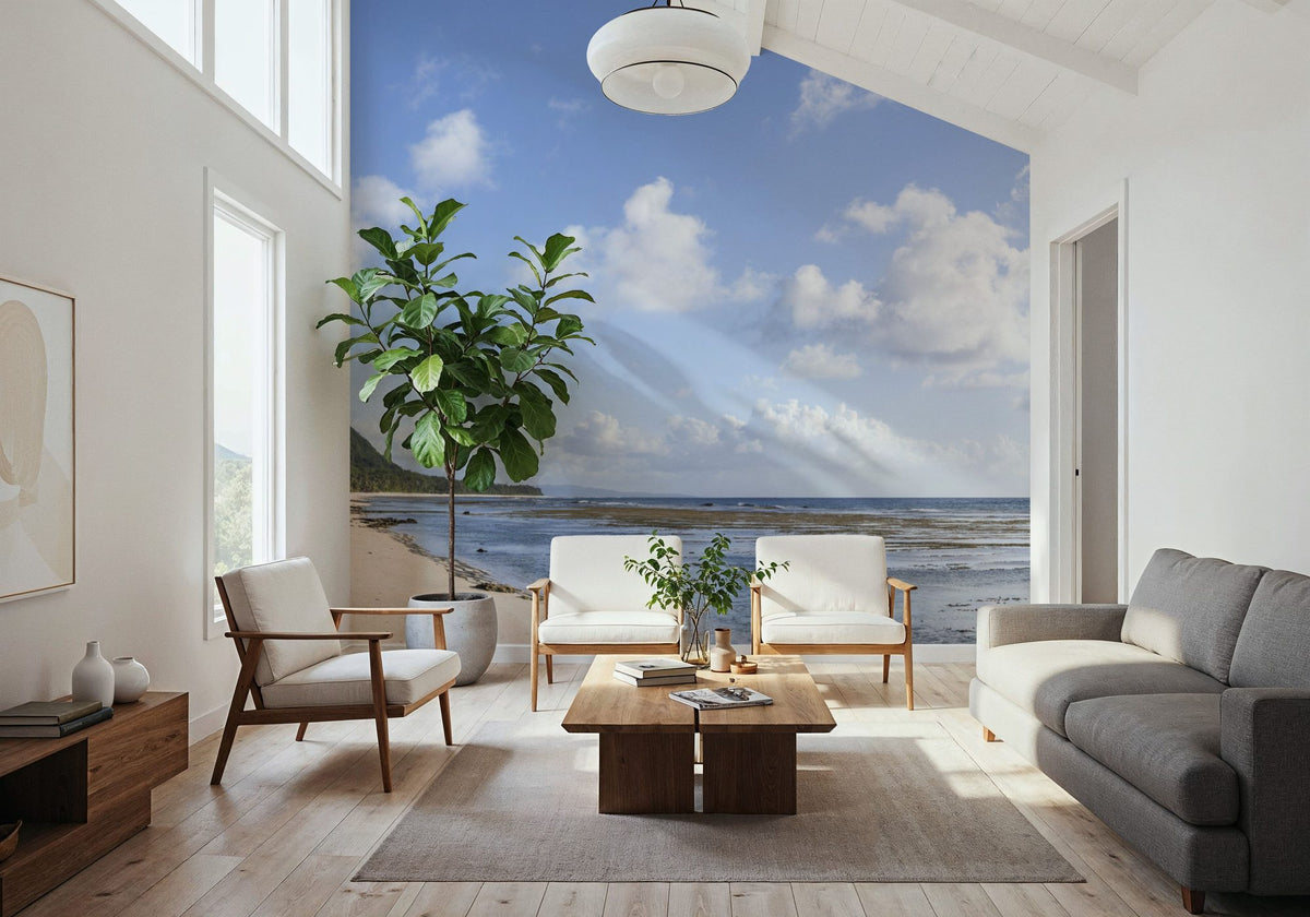 Guam Beach Mural Wallpaper - room preview 02