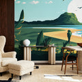 Travel Mauritius Sunrise Mural Wallpaper - room preview 02