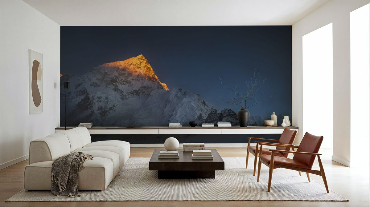 Everest Sunset Mural Wallpaper - room preview 02