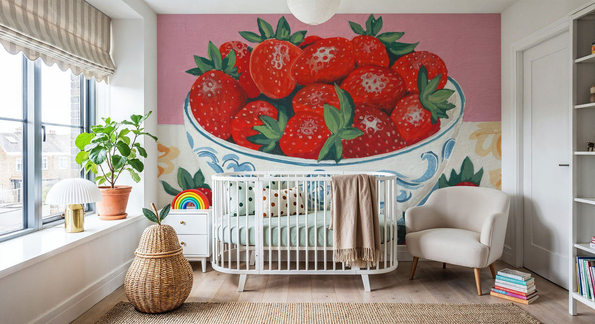 Bowl of Summer Fruit I Mural Wallpaper - room preview 02