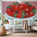 Bowl of Summer Fruit I Mural Wallpaper - room preview 02