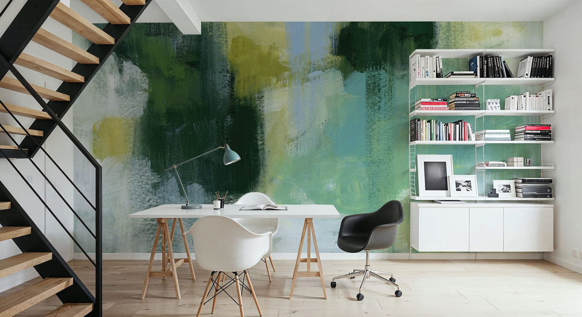 Mossy Vibration Mural Wallpaper - room preview 02