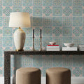 Ocean Tiles Mural Wallpaper - room preview 02