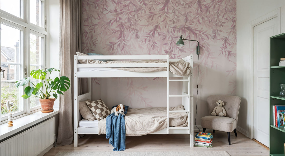 Lush Canopy, Rose Mural Wallpaper - room preview 02