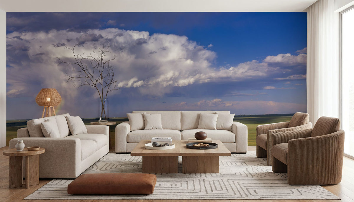 Prairie Rainbow Mural Wallpaper - room preview 02