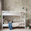 Whimsical Wildlife Gray Mural Wallpaper - room preview 02