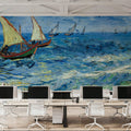 Seascape At Saintes-Maries Mural Wallpaper - room preview 02
