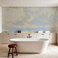 Morning Clouds Clearing Mural Wallpaper - room preview 02