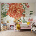 Amber Blossoms III Mural Wallpaper - room preview 02