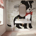 Puppy Love VI Mural Wallpaper - room preview 02