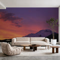 Violet Summit Mural Wallpaper - room preview 02