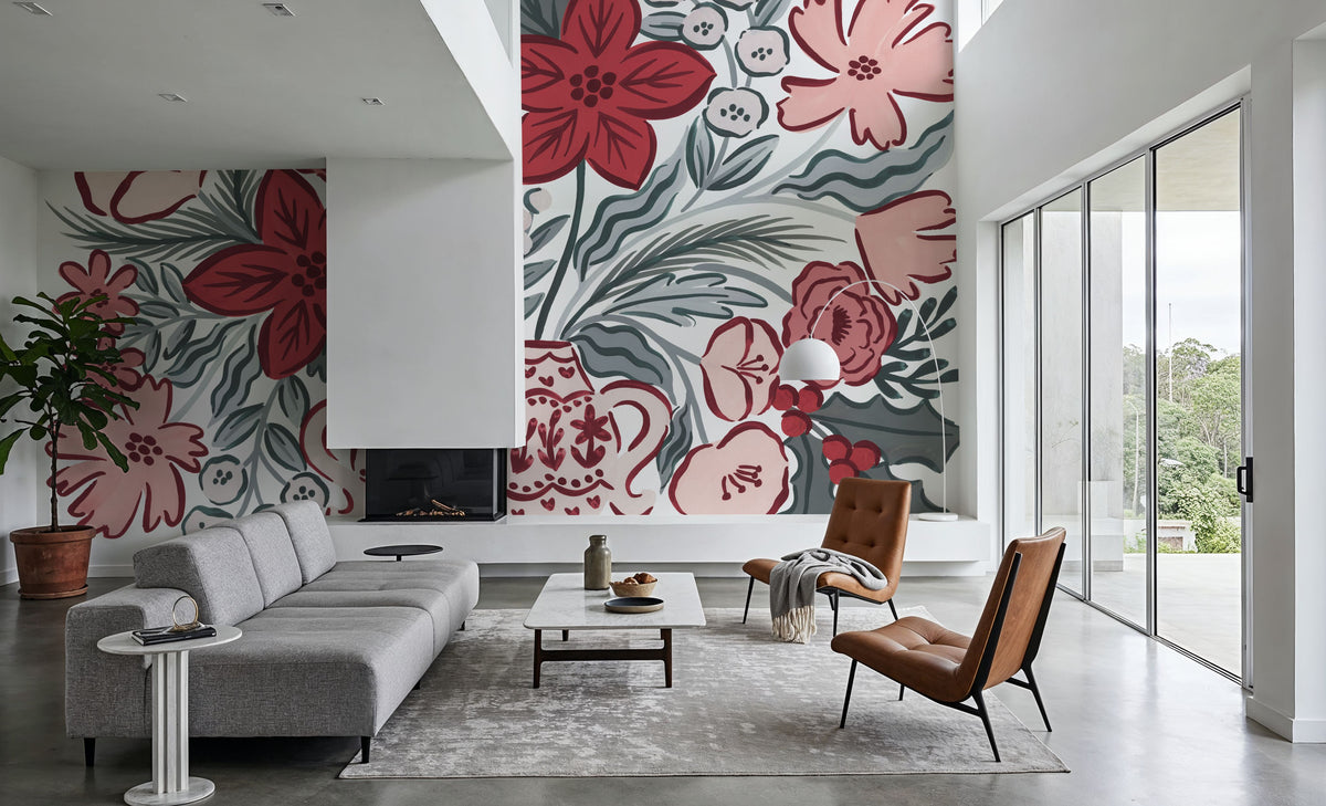 Christmas Reverie VI Mural Wallpaper - room preview 02