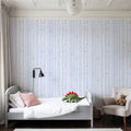 Forest View, Sky Blue Mural Wallpaper - room preview 02