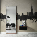 Ho Chi Minh City Vietnam Skyline Concrete Mural Wallpaper - room preview 02