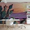 Cacti Sunset Mural Wallpaper - room preview 02