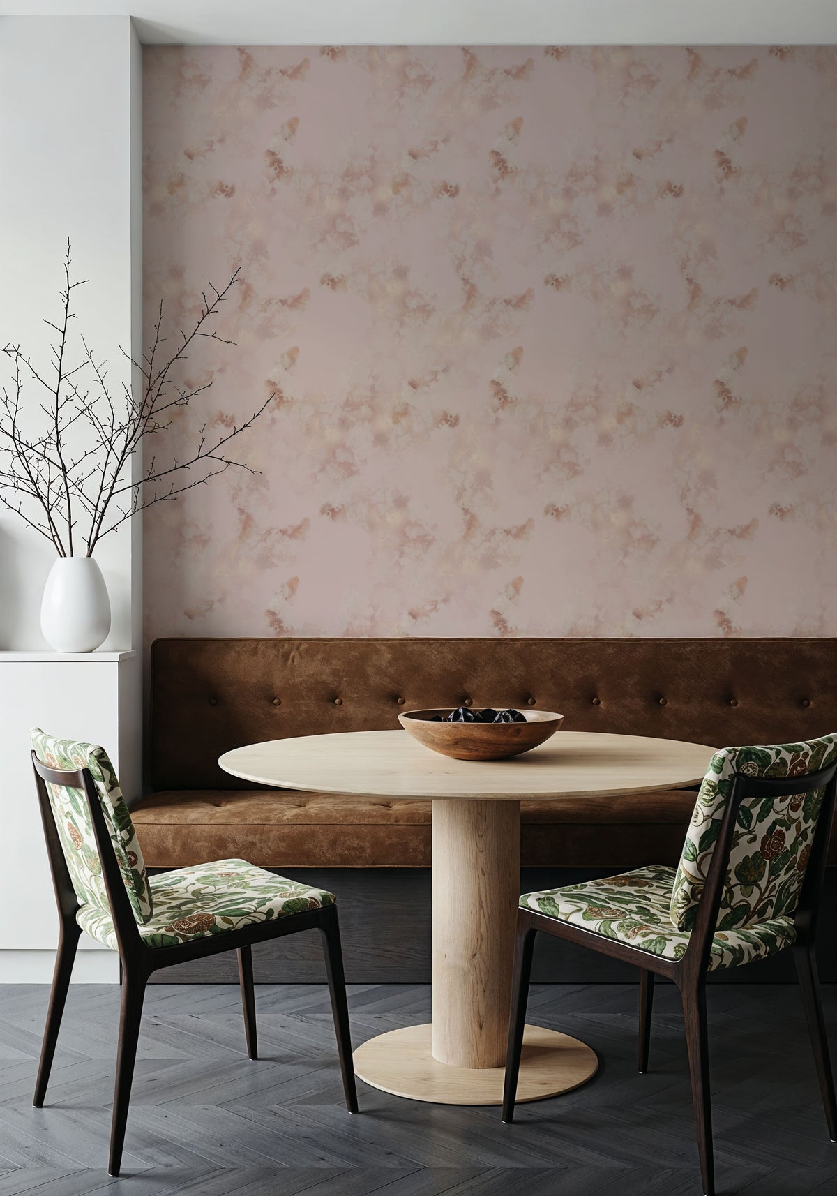 Rose Marble Mural Wallpaper - room preview 02