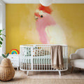 Bright Birds IV Mural Wallpaper - room preview 02