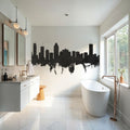 Montreal Canada Skyline Black & White Mural Wallpaper - room preview 02