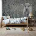 Meadow Calf Mural Wallpaper - room preview 02