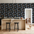 Floral Fireworks Mural Wallpaper - room preview 02