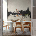 Cologne Germany Skyline Concrete Mural Wallpaper - room preview 02