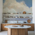Clouds Over Low Tide Mural Wallpaper - room preview 02