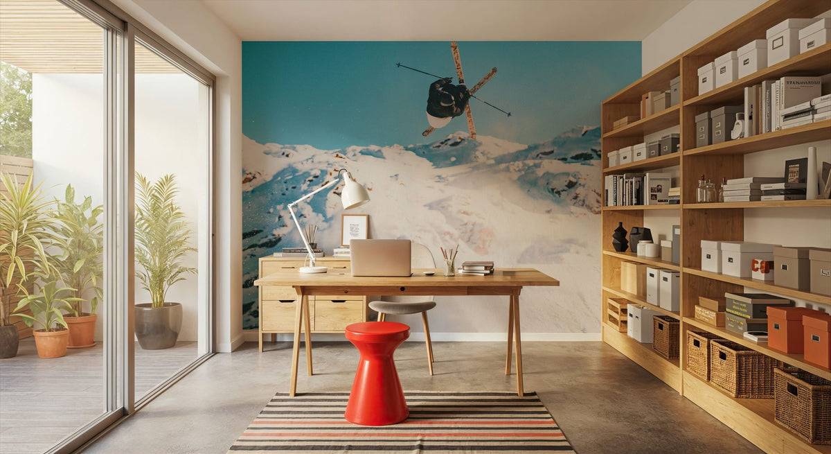 Snow Day II Mural Wallpaper - room preview 02