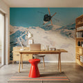 Snow Day II Mural Wallpaper - room preview 02