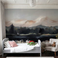 Dusklight Blossoms Mural Wallpaper - room preview 02