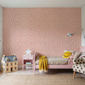 Seaside Fish Pink Mural Wallpaper - room preview 02
