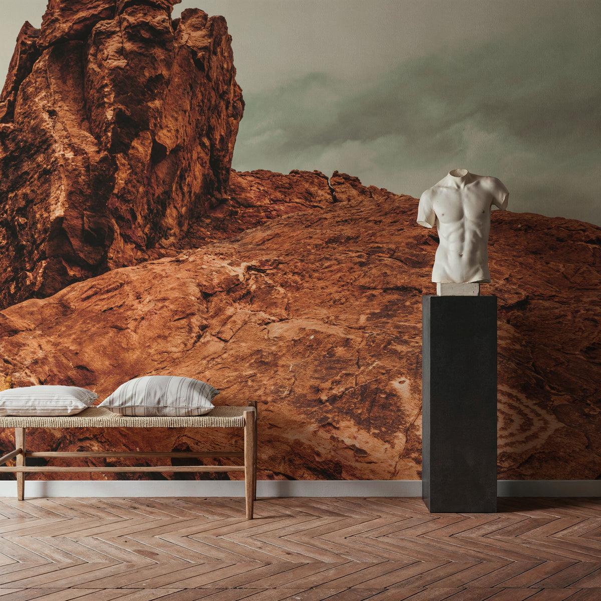 Welcome IV Mural Wallpaper - room preview 02