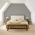Linen Mist Neutral Collection, Stone Mural Wallpaper - room preview 02