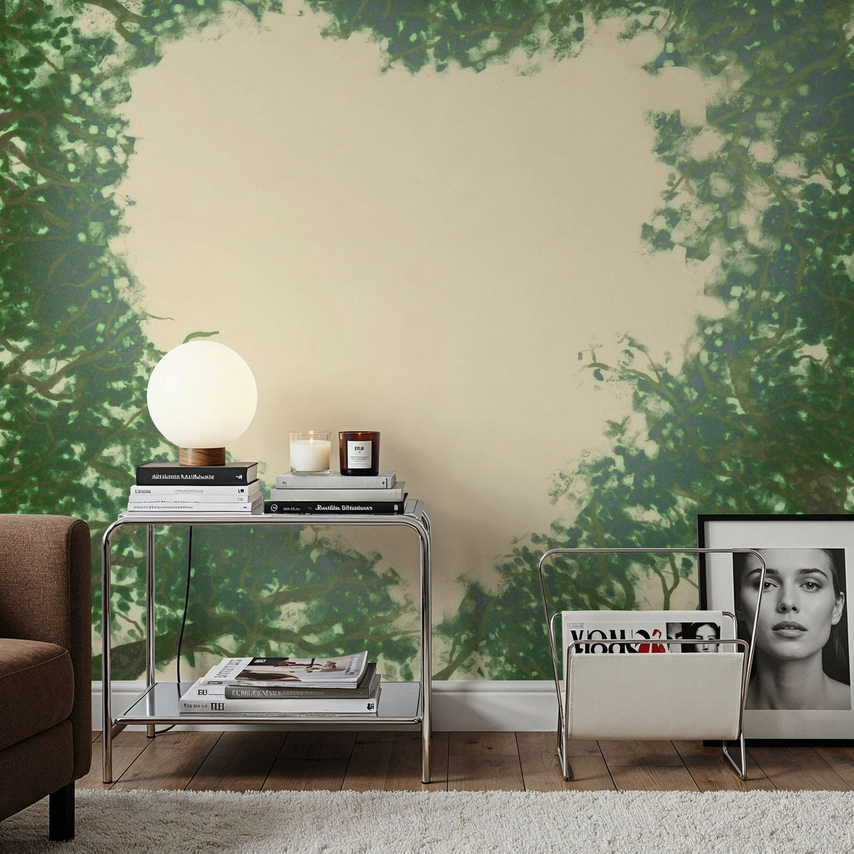 Treetop Heart Mural Wallpaper - room preview 02