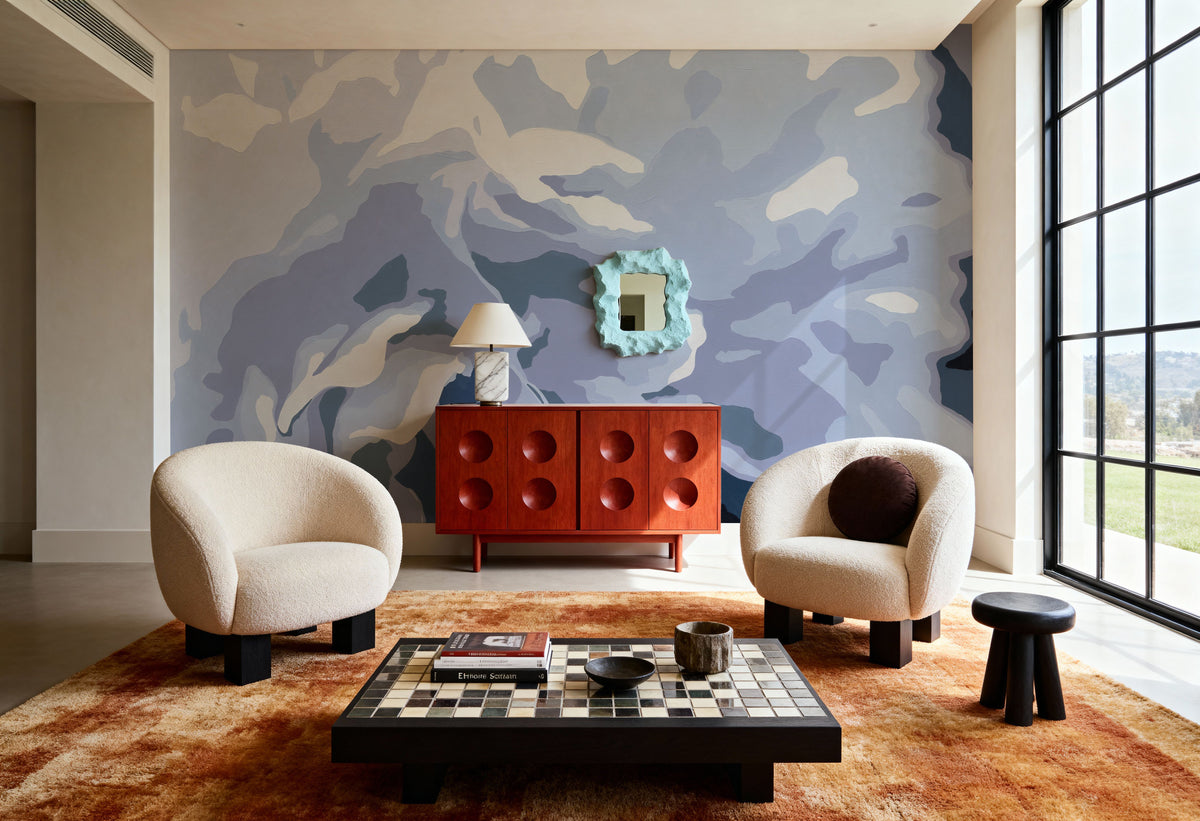 Peony Delight Mural Wallpaper - room preview 02