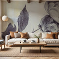 Subtle Rose Mural Wallpaper - room preview 02