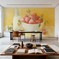 Strawberries and Cream Mural Wallpaper - room preview 02