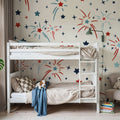 Stars and Stripes V Mural Wallpaper - room preview 02