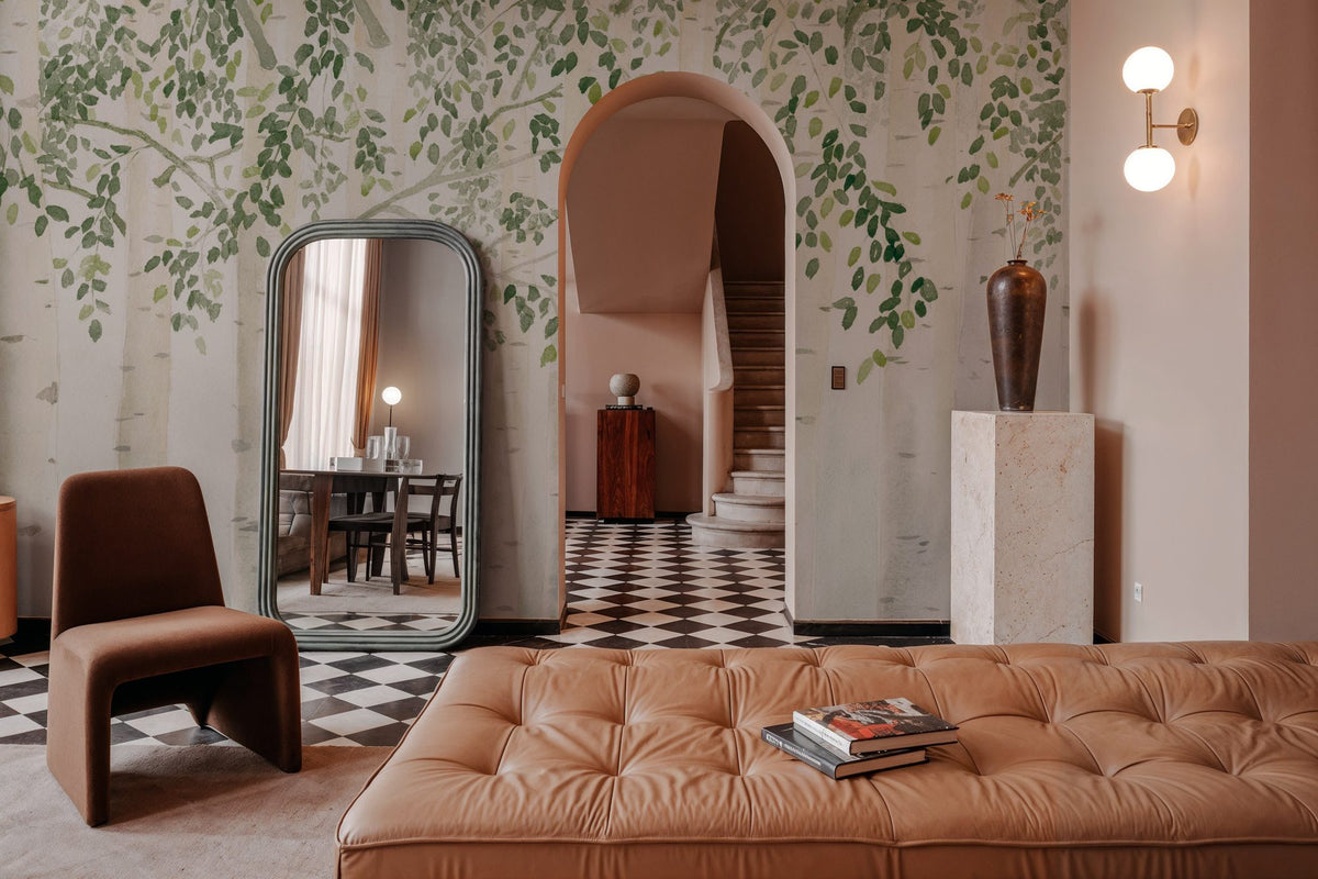 Fresh Forest Green Mural Wallpaper - room preview 02