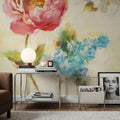 Contemporary Flower I Mural Wallpaper - room preview 02