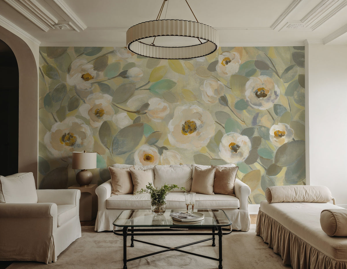 Blooming Branches Flower Mural Wallpaper - room preview 02