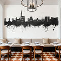 Strasbourg France Skyline Black & White Mural Wallpaper - room preview 02