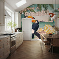 Welcome to Paradise Mural Wallpaper - room preview 02