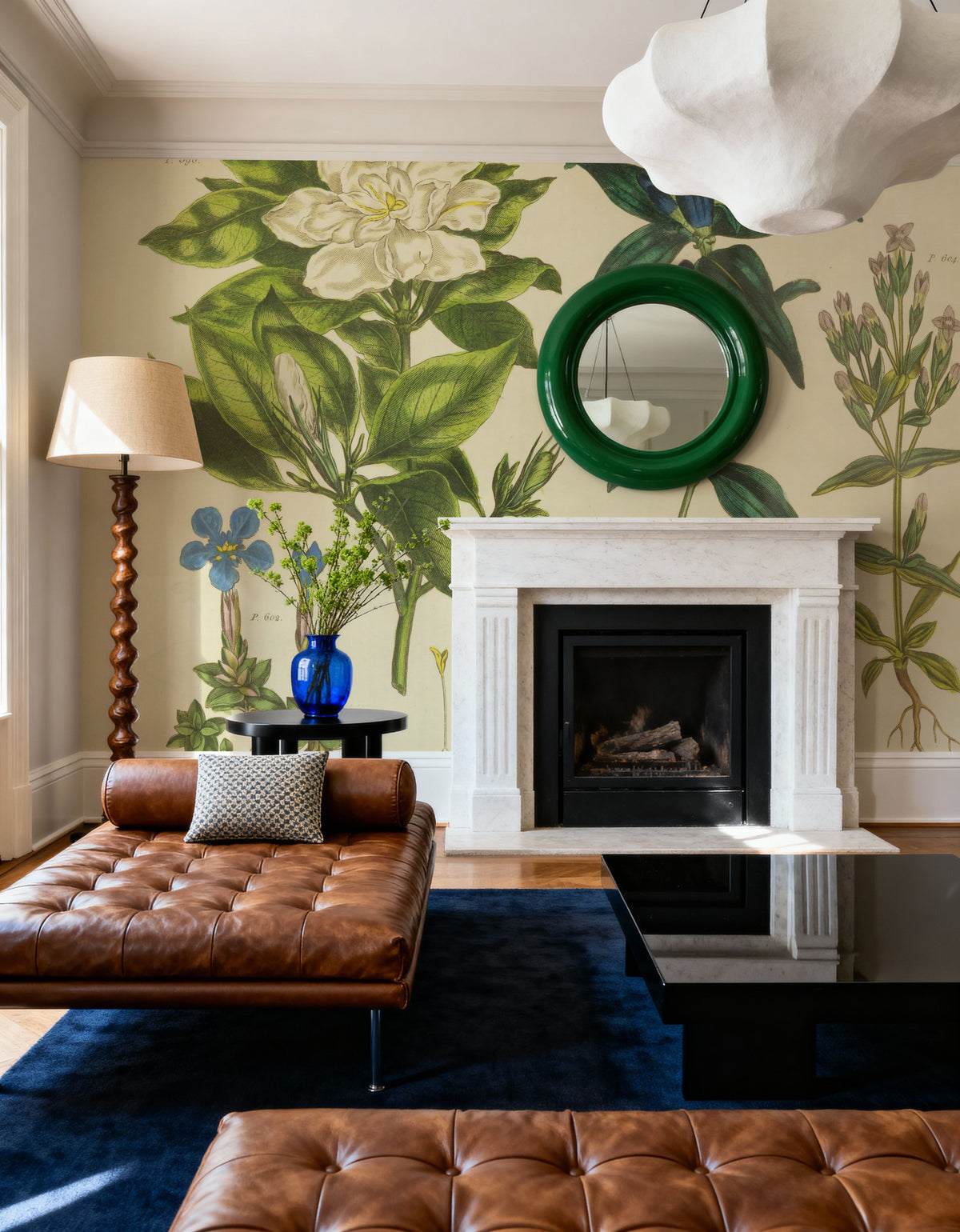 Herbal Botanical IX Mural Wallpaper - room preview 02