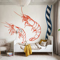 Sea Doodles II Mural Wallpaper - room preview 02
